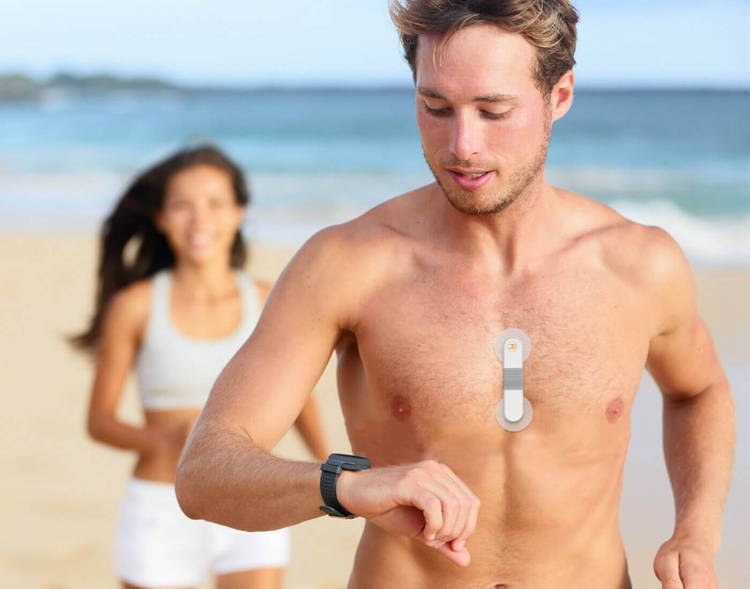 Professional Heart Rate Monitor for Sports. Chest Strap free no constrain. Highly accurate. Wellue